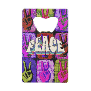 Peace Bottle Opener Geldbeutel Flaschenöffner