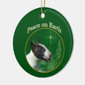 Peace Bull Terrier Ornament (Links)