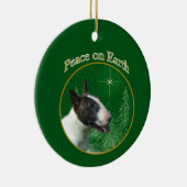 Peace Bull Terrier Ornament (Rechts)
