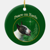 Peace Bull Terrier Ornament (Hinten)
