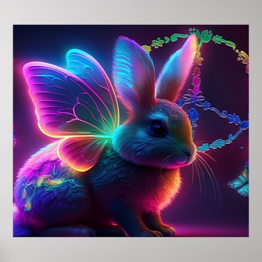 Peace Bunny Poster (Vorne)