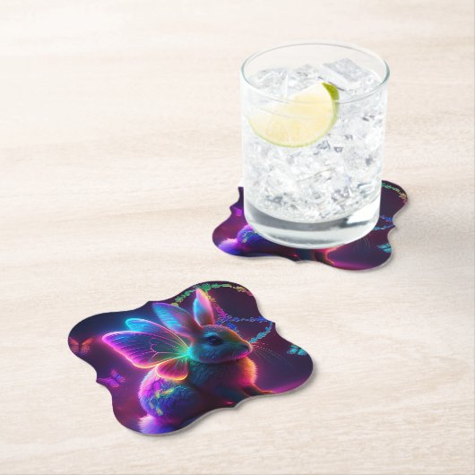 Peace Bunny Untersetzer (Vor Ort)