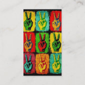 Peace Business Card Visitenkarte (Rückseite)