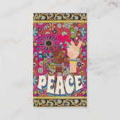 Peace Business Card Visitenkarte (Rückseite)