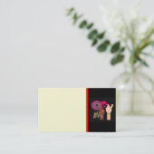 Peace Business Card Visitenkarte (Stehend Vorderseite)