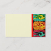 Peace Business Card Visitenkarte (Vorderseite)