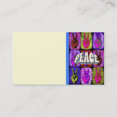 Peace Business Card Visitenkarte (Vorderseite)