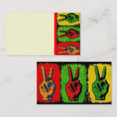 Peace Business Card Visitenkarte (Vorne/Hinten)