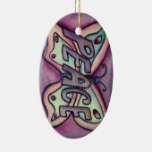 Peace Butterfly Word Kunstschatz Vernissage Keramikornament (Rechts)