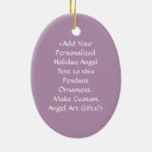 Peace Butterfly Word Kunstschatz Vernissage Keramikornament (Hinten)