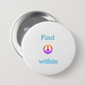 Peace  button (Vorne & Hinten)