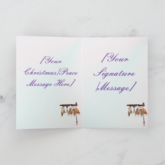 PEACE Card Feiertagskarte (Innenseite)