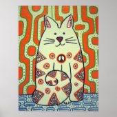 Peace Cat Poster (Vorne)