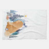 PEACE Chow Dog Geschirrtuch (Horizontal)