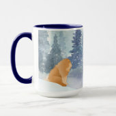PEACE Chow dog Tasse - sehen Sie beide Seiten (Links)