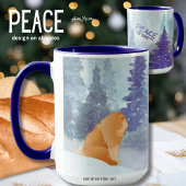 PEACE Chow dog Tasse - sehen Sie beide Seiten