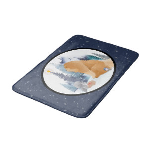 PEACE Chow holiday MEDIUM crate/bath matte
