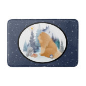 PEACE Chow holiday MEDIUM crate/bath matte (Vorderseite)