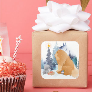 PEACE Chow Hund 2 Größen Aufkleber