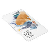 PEACE Chow Hund Ferien Foto Magnet (Rechte Seite)