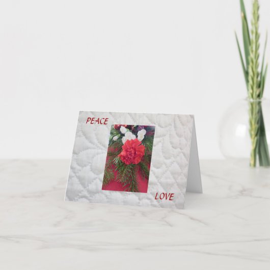 Peace Christmas Card 2 Karte (Vorderseite)