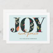 Peace Christmas Card Einladung (Vorne/Hinten)