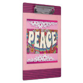 Peace Clipboard Klemmbrett (Rechts)