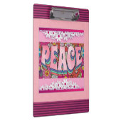 Peace Clipboard Klemmbrett (Rechts)