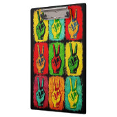 Peace Clipboard Klemmbrett (Links)