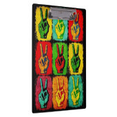 Peace Clipboard Klemmbrett (Rechts)