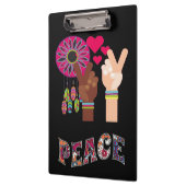 Peace Clipboard Klemmbrett (Links)