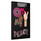 Peace Clipboard Klemmbrett (Rechts)