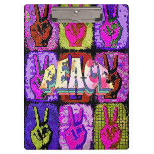 Peace Clipboard Klemmbrett