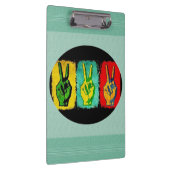 Peace Clipboard Klemmbrett (Rechts)