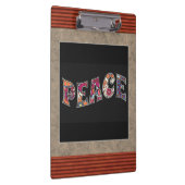 Peace Clipboard Klemmbrett (Rechts)