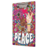 Peace Clipboard Klemmbrett (Links)