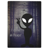 Peace Clipboard Klemmbrett (Rückseite)