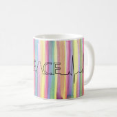Peace Coffee Tasse - Küche & Abendessen (VorderseiteRechts)