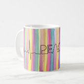 Peace Coffee Tasse - Küche & Abendessen (Vorderseite Links)