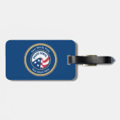 Peace Corps Universal Rope Shield Gepäckanhänger (Rückseite horizontal)