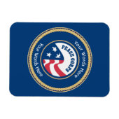 Peace Corps Universal Rope Shield Magnet (Horizontal)