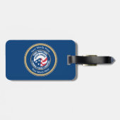 Peace Corps VVV Universal Shield Gepäckanhänger (Rückseite horizontal)
