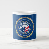 Peace Corps VVV Universal Shield Jumbo-Tasse (Vorderseite)