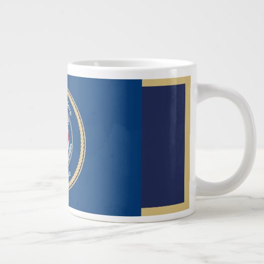 Peace Corps VVV Universal Shield Jumbo-Tasse (Rechts)