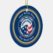 Peace Corps VVV Universal Shield Keramikornament (Rechts)