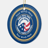 Peace Corps VVV Universal Shield Keramikornament (Links)