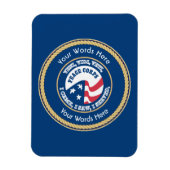 Peace Corps VVV Universal Shield Magnet (Vertikal)