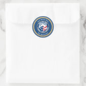 Peace Corps VVV Universal Shield Runder Aufkleber (Tasche)