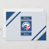 Peace Corps Wedding RSVP Cards Einladung (Rückseite)