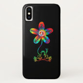 Peace Courage Liebe Hope Frogs Hippie Case-Mate iPhone Hülle (Rückseite)